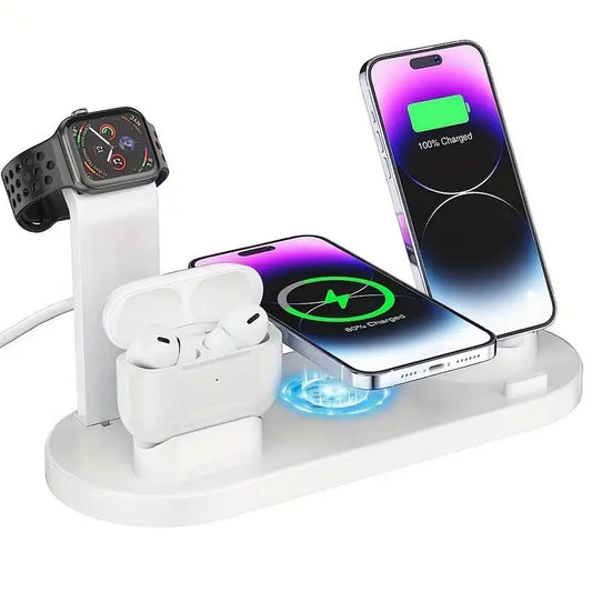5-in-1 Wireless Charger Stand for iPhone, Apple Watch