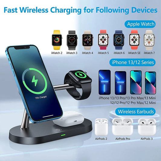 Wireless Charging Stand for iPhone, Apple Watch